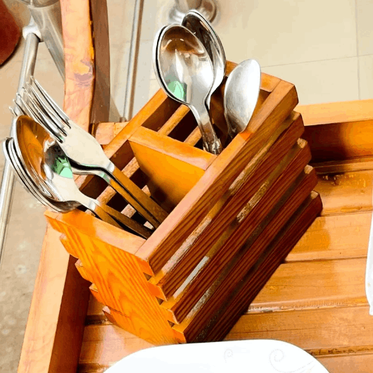 Wooden Spoon Holder [ Large Size ]