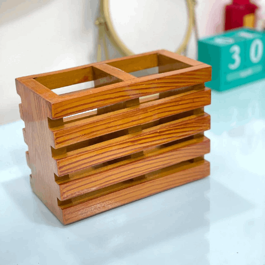 Wooden Spoon Holder [ Large Size ]